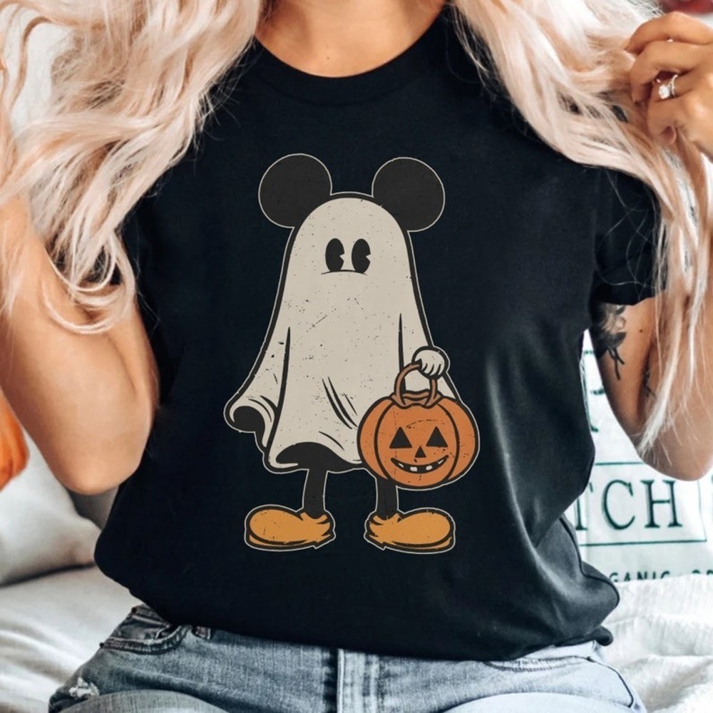 Mickey Ghost Shirt Retro Mickey Spooky Season Shirt Mickey